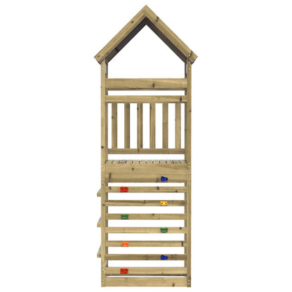 Torre da Gioco Marrone Legno Impregnato Solido
