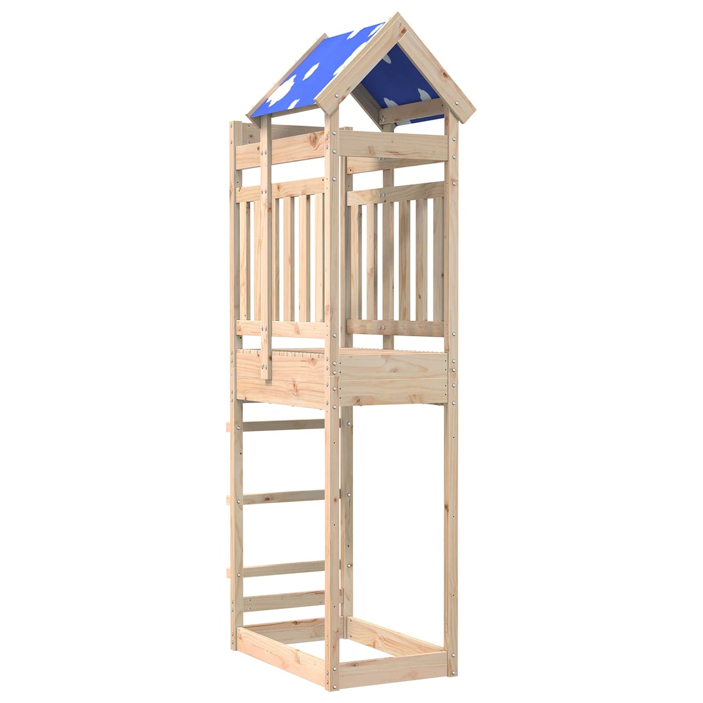 Torre da Gioco Marrone 52.5 x 85 x 239 cm Pino massello