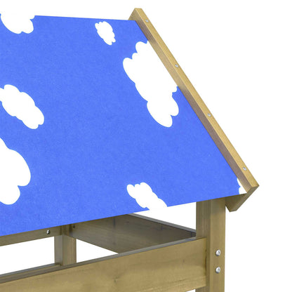 Torre da Gioco Marrone Legno Impregnato Solido