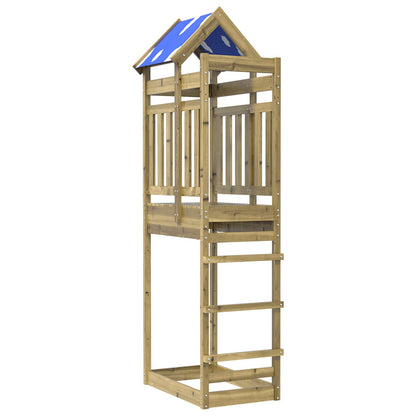 Torre da Gioco Marrone Legno Impregnato Solido