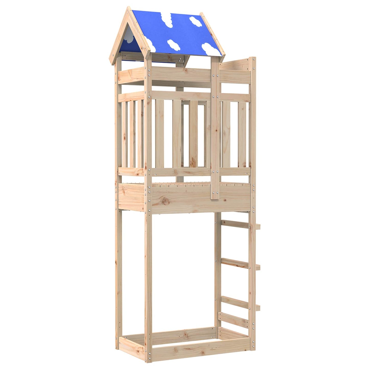 Torre da Gioco Marrone 85 x 52,5 x 239 cm Pino massello