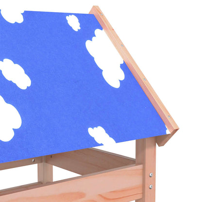 Torre da Gioco Marrone 85 x 52,5 x 239 cm Legno Douglas Solido