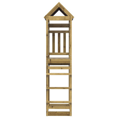 Torre da Gioco Marrone Legno Impregnato Solido
