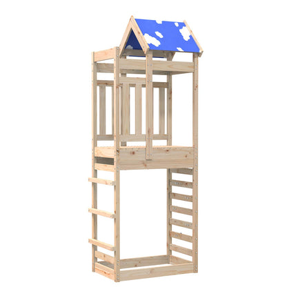 Torre da Gioco Marrone 85 x 52,5 x 239 cm Pino massello