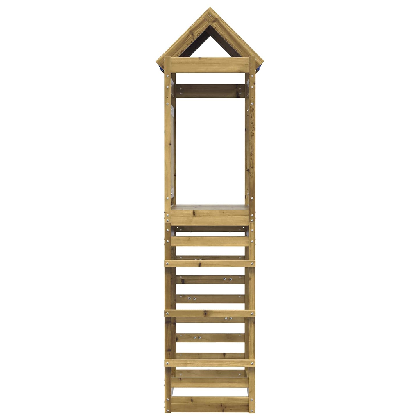 Torre da Gioco Marrone Legno Impregnato Solido