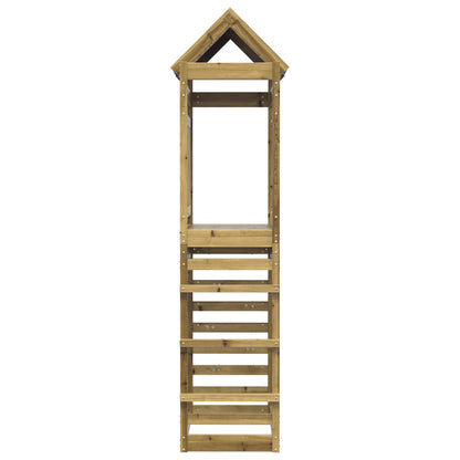 Torre da Gioco Marrone Legno Impregnato Solido