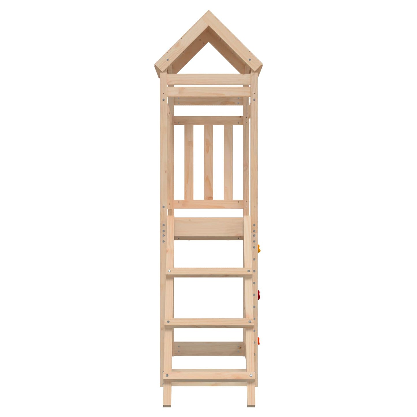 Torre da Gioco Marrone 110,5 x 52,5 x 214 cm Pino massello