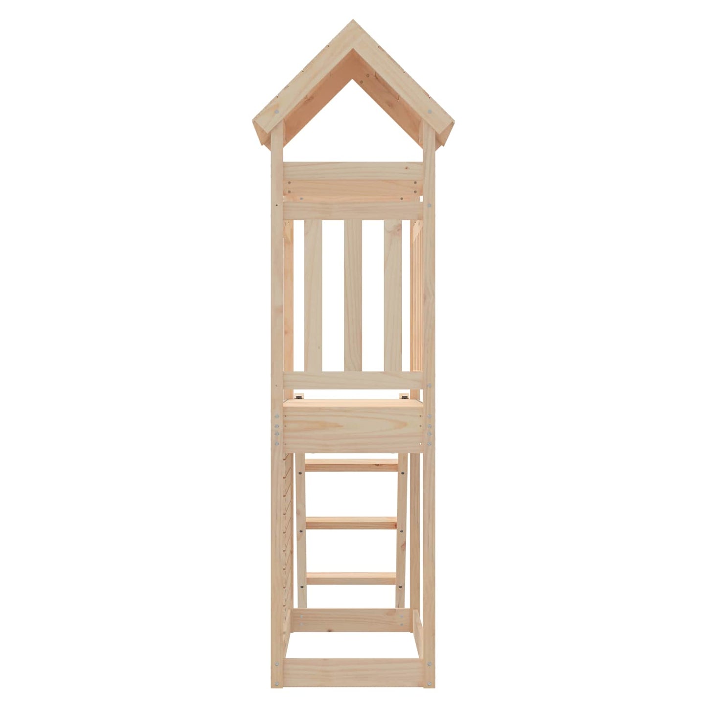 Torre da Gioco Marrone 110,5 x 52,5 x 214 cm Pino massello