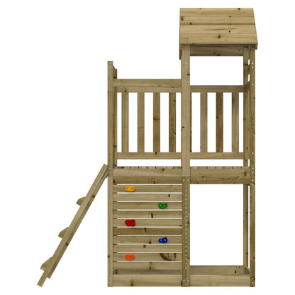 Torre da Gioco Marrone Legno Impregnato Solido