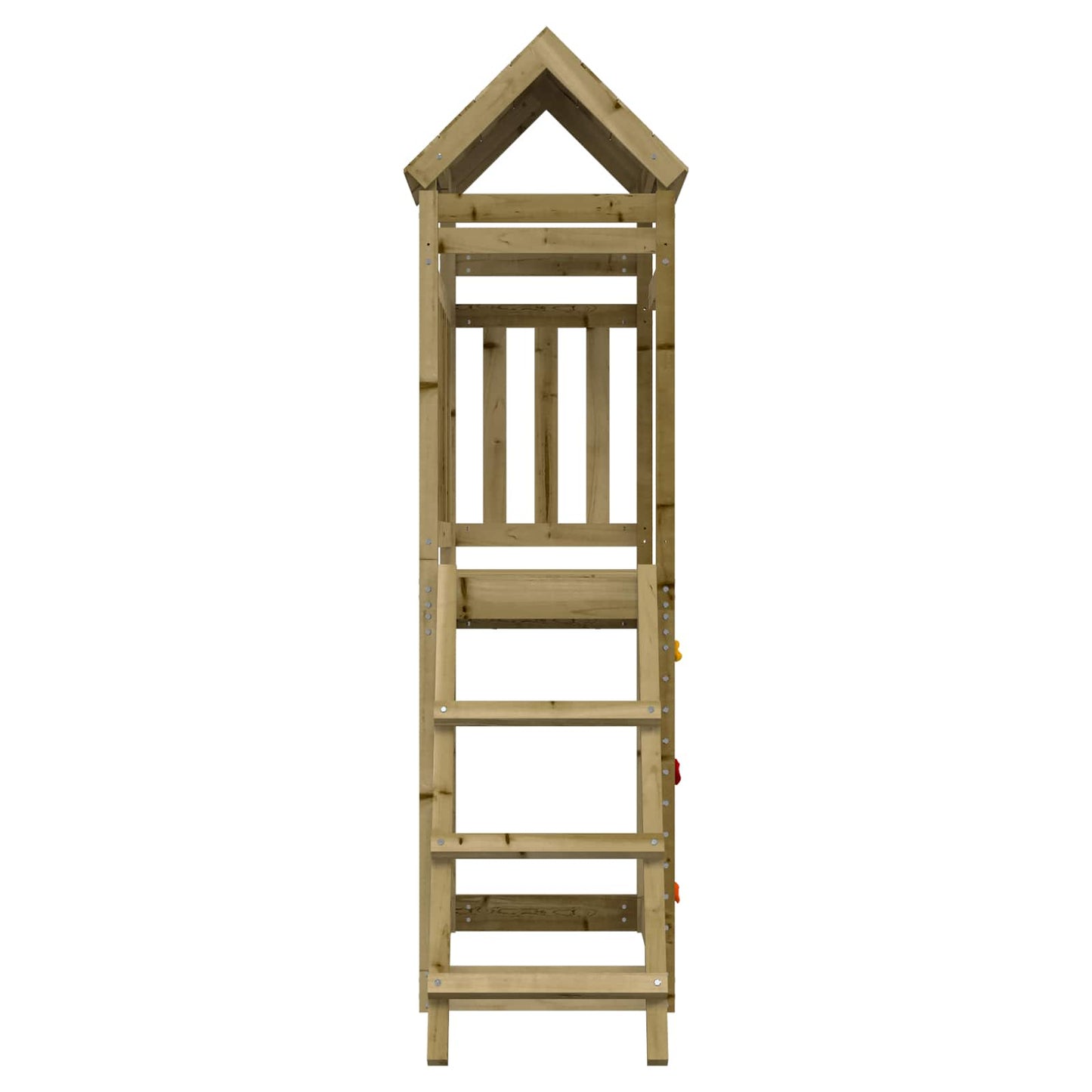 Torre da Gioco Marrone Legno Impregnato Solido