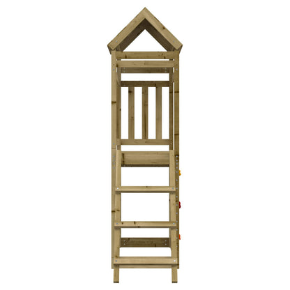Torre da Gioco Marrone Legno Impregnato Solido