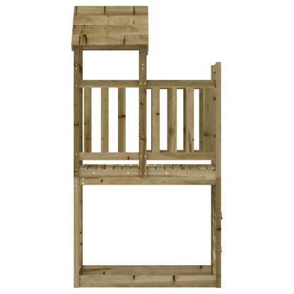 Torre da Gioco Marrone Legno Impregnato Solido