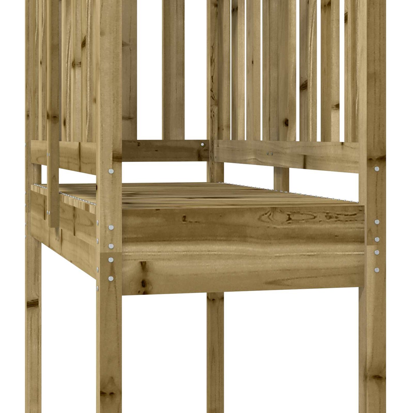 Torre da Gioco Marrone Legno Impregnato Solido