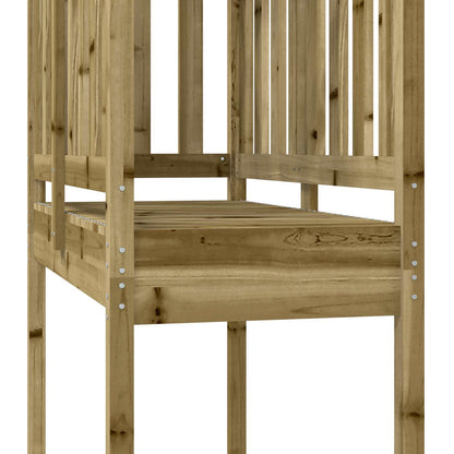Torre da Gioco Marrone Legno Impregnato Solido