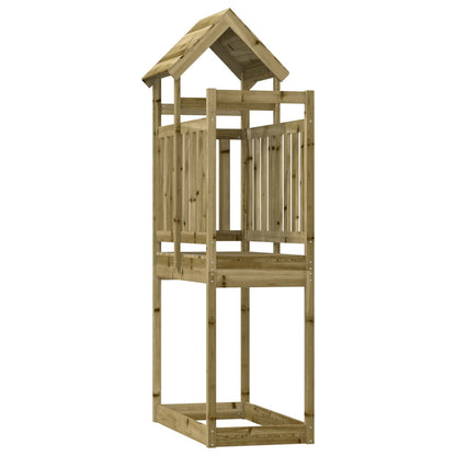 Torre da Gioco Marrone Legno Impregnato Solido
