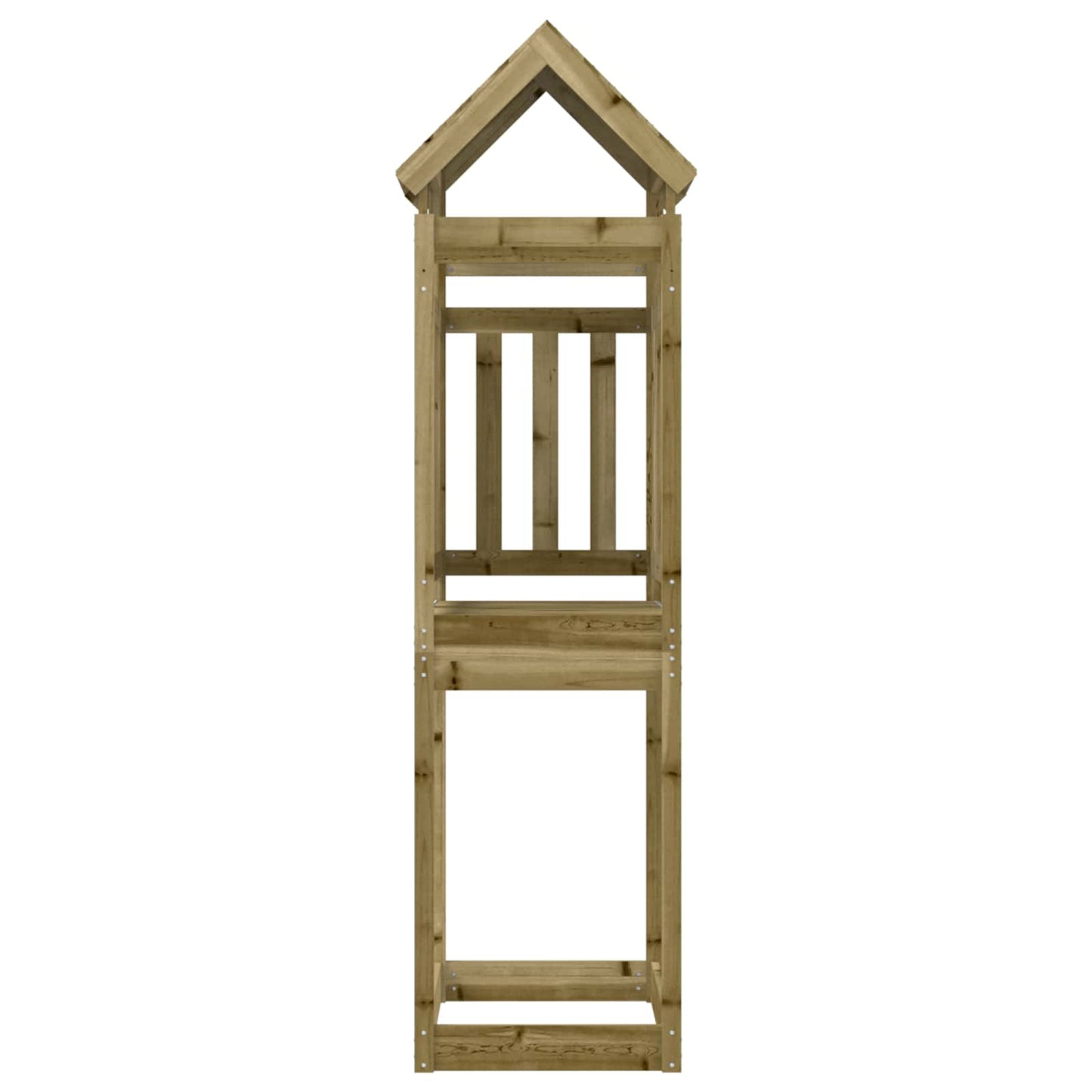 Torre da Gioco Marrone Legno Impregnato Solido