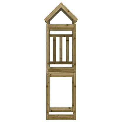 Torre da Gioco Marrone Legno Impregnato Solido