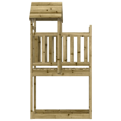 Torre da Gioco Marrone Legno Impregnato Solido