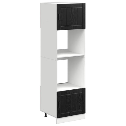 Mobile da cucina Rovere Nero 60 x 57 x 207 cm Legno multistrato