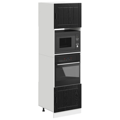 Mobile da cucina Rovere Nero 60 x 57 x 207 cm Legno multistrato