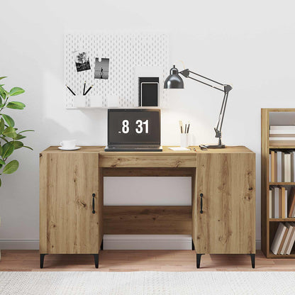 Scrivania rovere artigianale 140 x 50 x 75 cm Legno multistrato