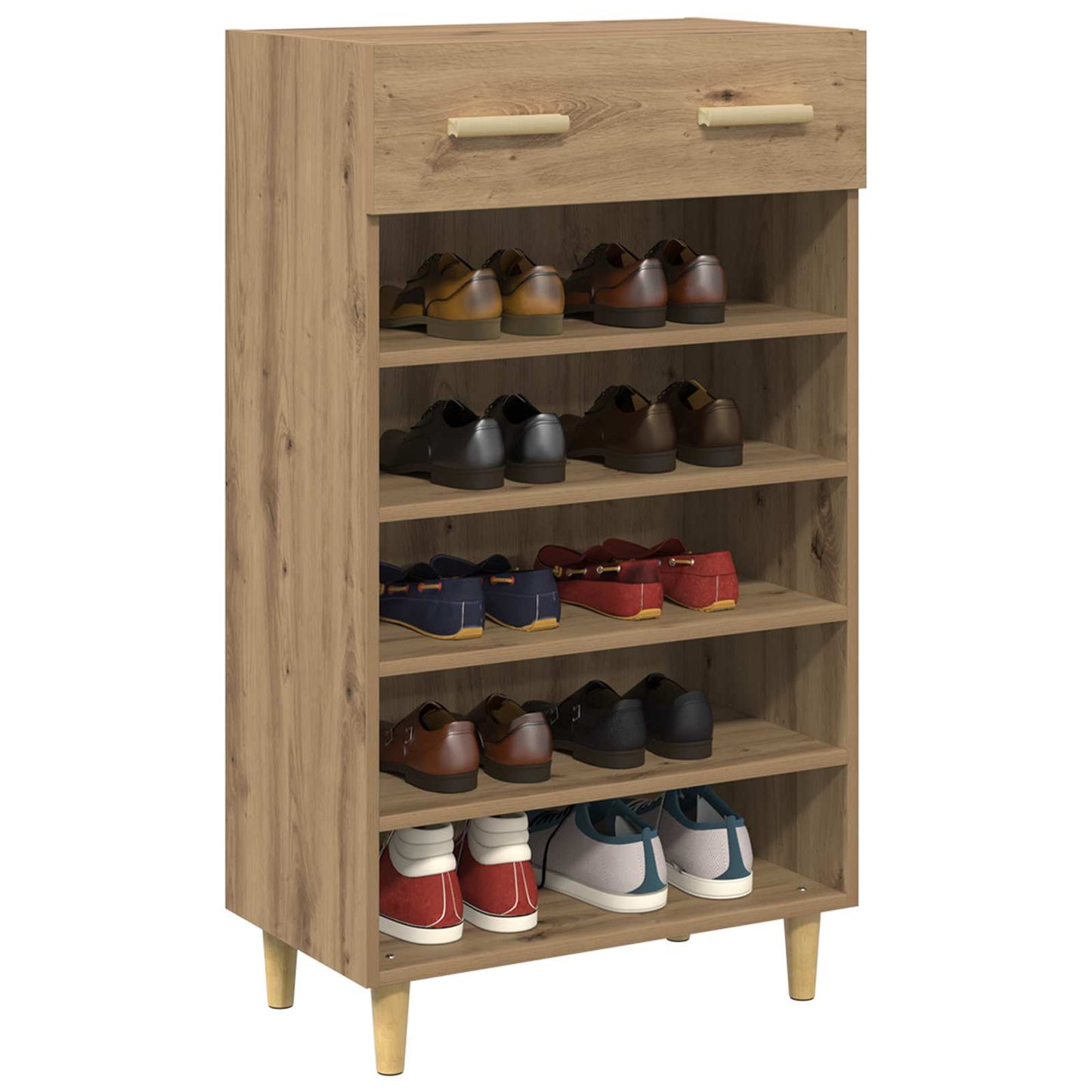 Mobile per scarpe Rovere Artigianale 60 x 35 x 105 cm