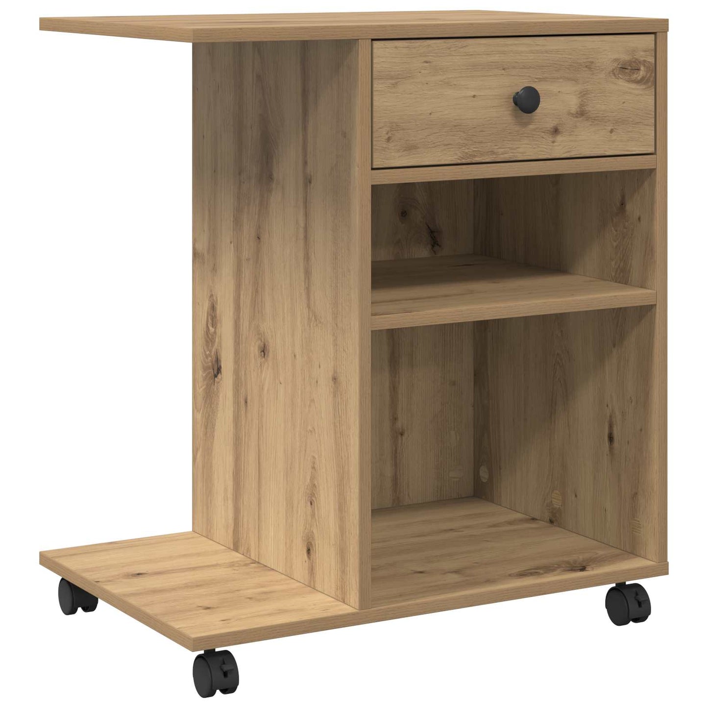 Supporto per Stampante Rovere Artigianale 60 x 40 x 68.5 cm