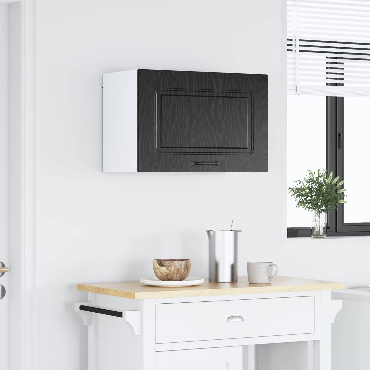 Mobile da cucina con porta Kalmar Rovere Nero 60 x 31 x 40 cm