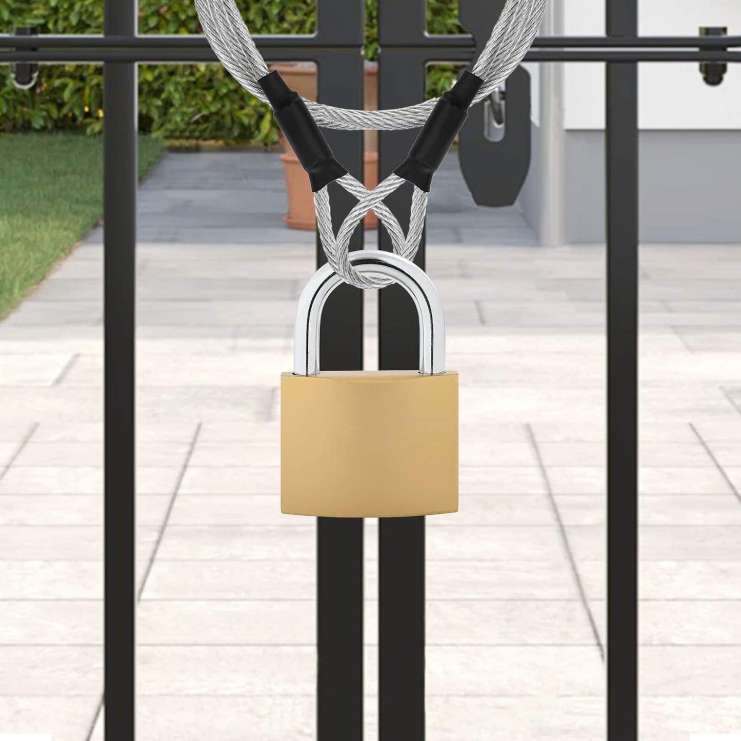 U Lock con Chiavi 100 pcs Ottone Ferro