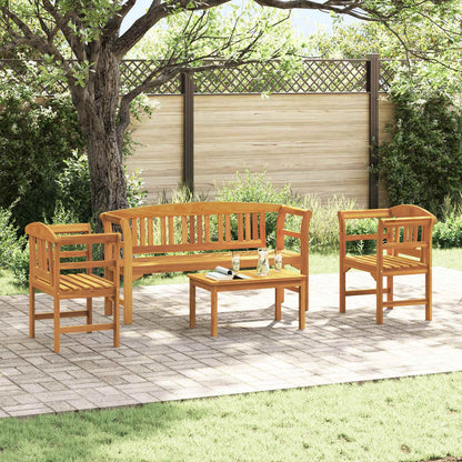 Set da giardino con divano a rosa 4 pcs