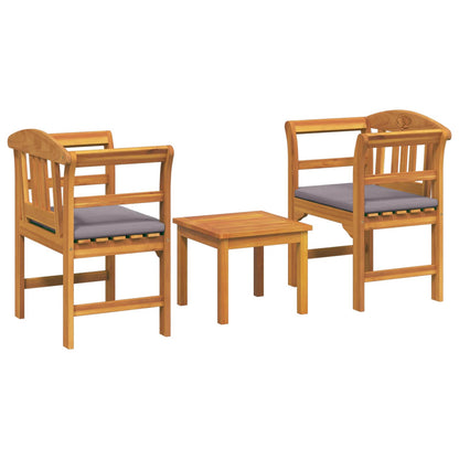 Set da giardino con divano a rosa con cuscino 3 pcs