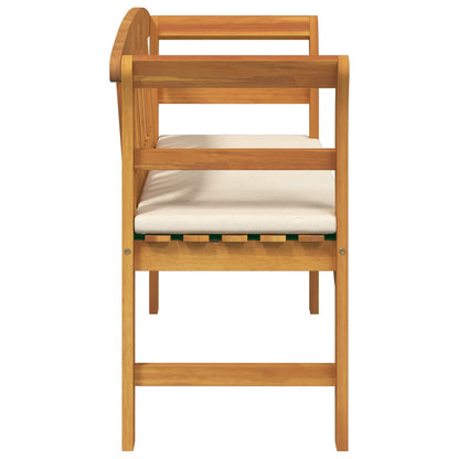 Panchina Rosa con cuscino Naturale 114 x 46 x 82,5 cm