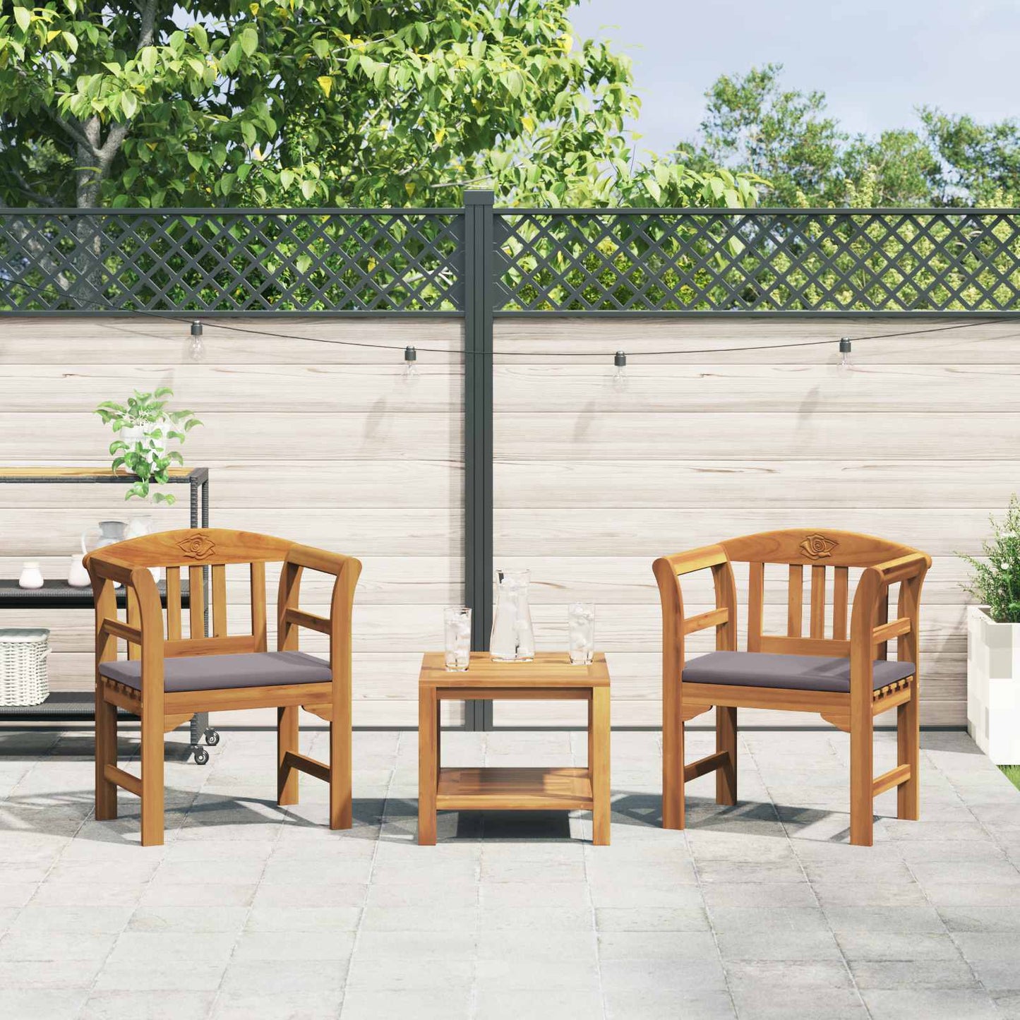 Panchina Rosa Naturale 68,5 x 46 x 82,5 cm