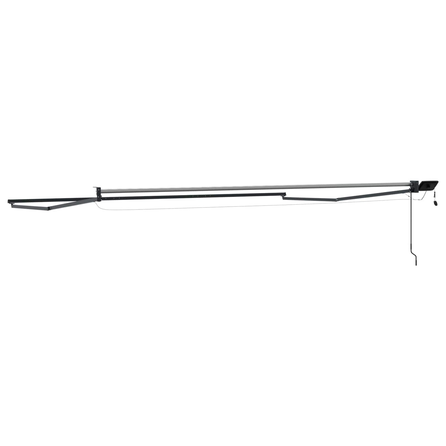 Struttura della tenda elettrica retrattile Antracite 5 x 3 m