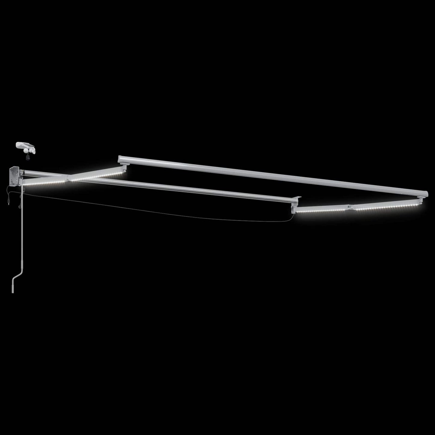 Struttura della tenda elettrica retrattile Bianco 3,5 x 2 m