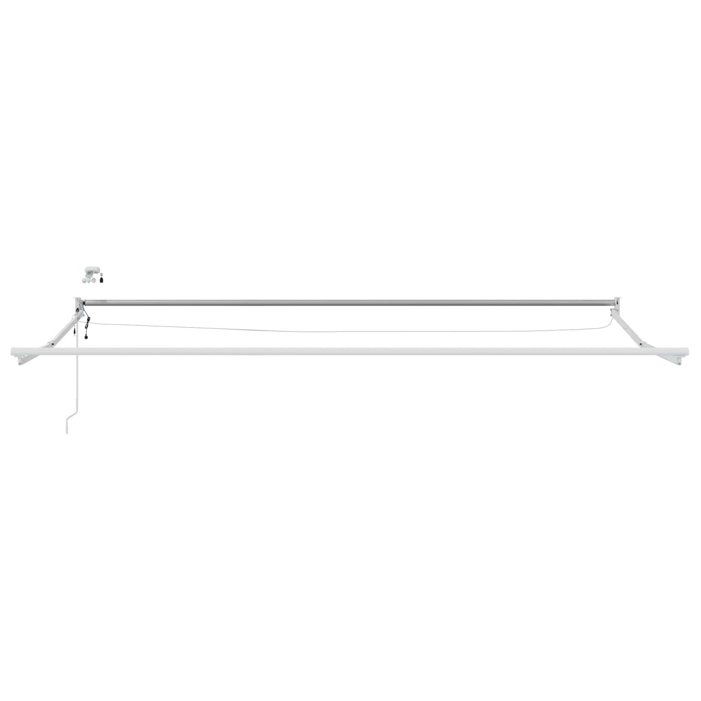 Struttura della tenda elettrica retrattile Bianco 4 x 2 m