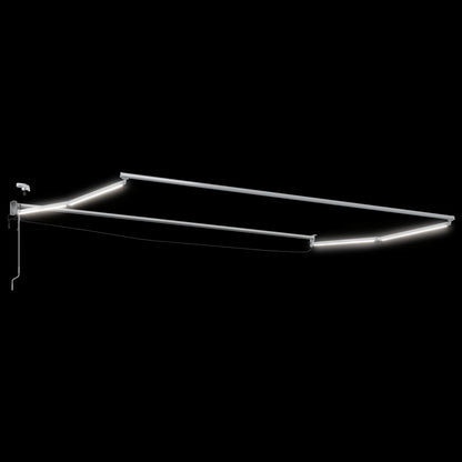 Struttura della tenda elettrica retrattile Bianco 4,5 Ã— 3 m