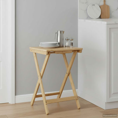 Tavolo da Cucina Naturale 40 x 30 x 53,5 cm BambÃ¹