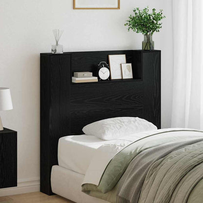 Testiera Rovere Nero 100 x 15 x 103,5 cm Legno multistrato