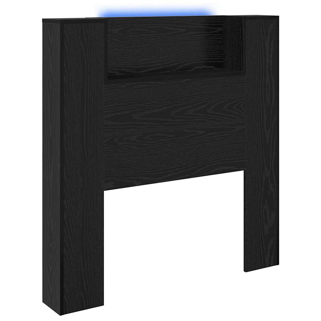 Testiera Rovere Nero 100 x 15 x 103,5 cm Legno multistrato