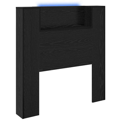 Testiera Rovere Nero 100 x 15 x 103,5 cm Legno multistrato