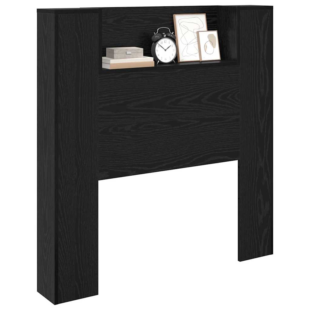 Testiera Rovere Nero 100 x 15 x 103,5 cm Legno multistrato