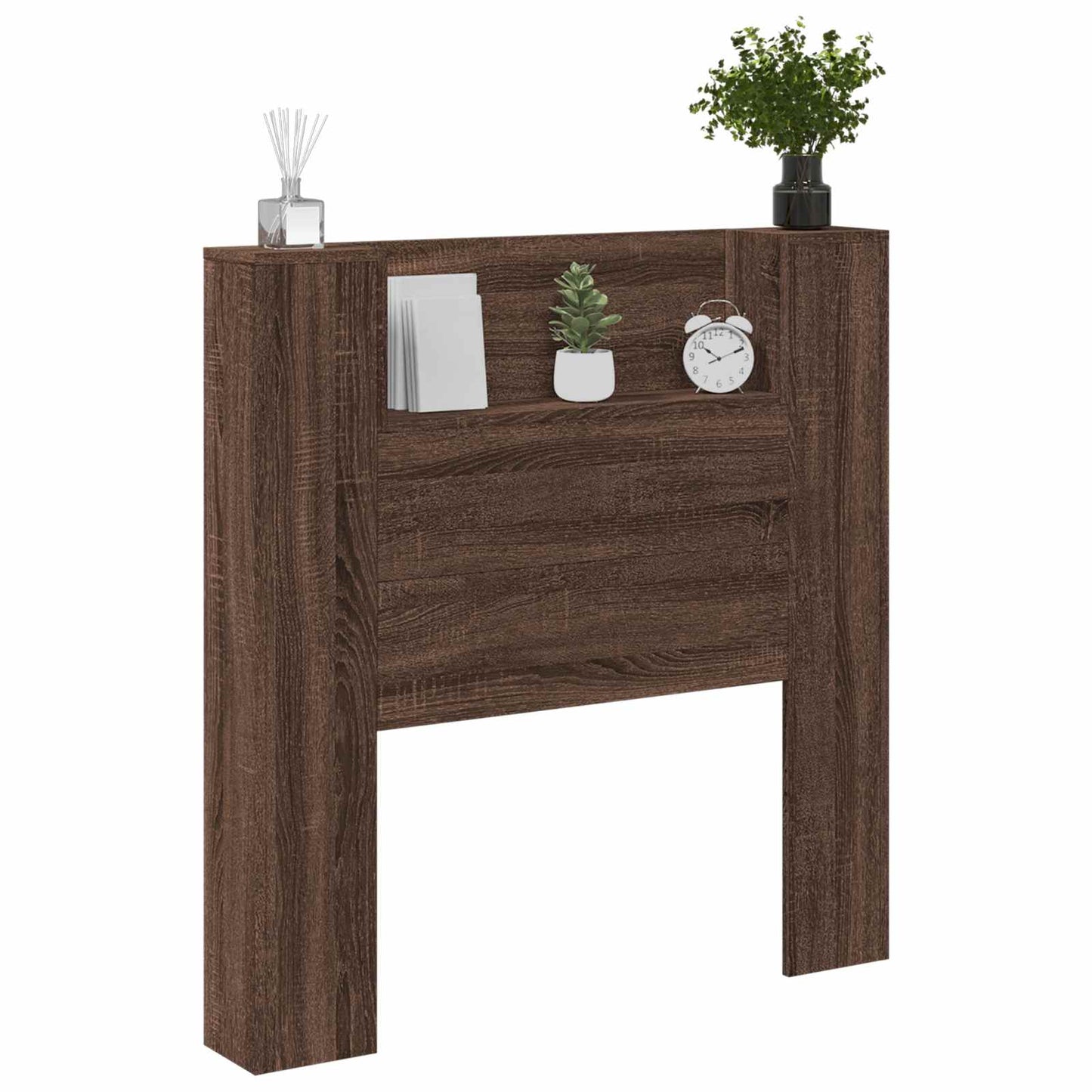 Testiera Rovere Marrone 100 x 16,5 x 103,5 cm Legno multistrato
