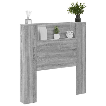 Testiera Grigio Sonoma 100 x 16,5 x 103,5 cm Legno multistrato