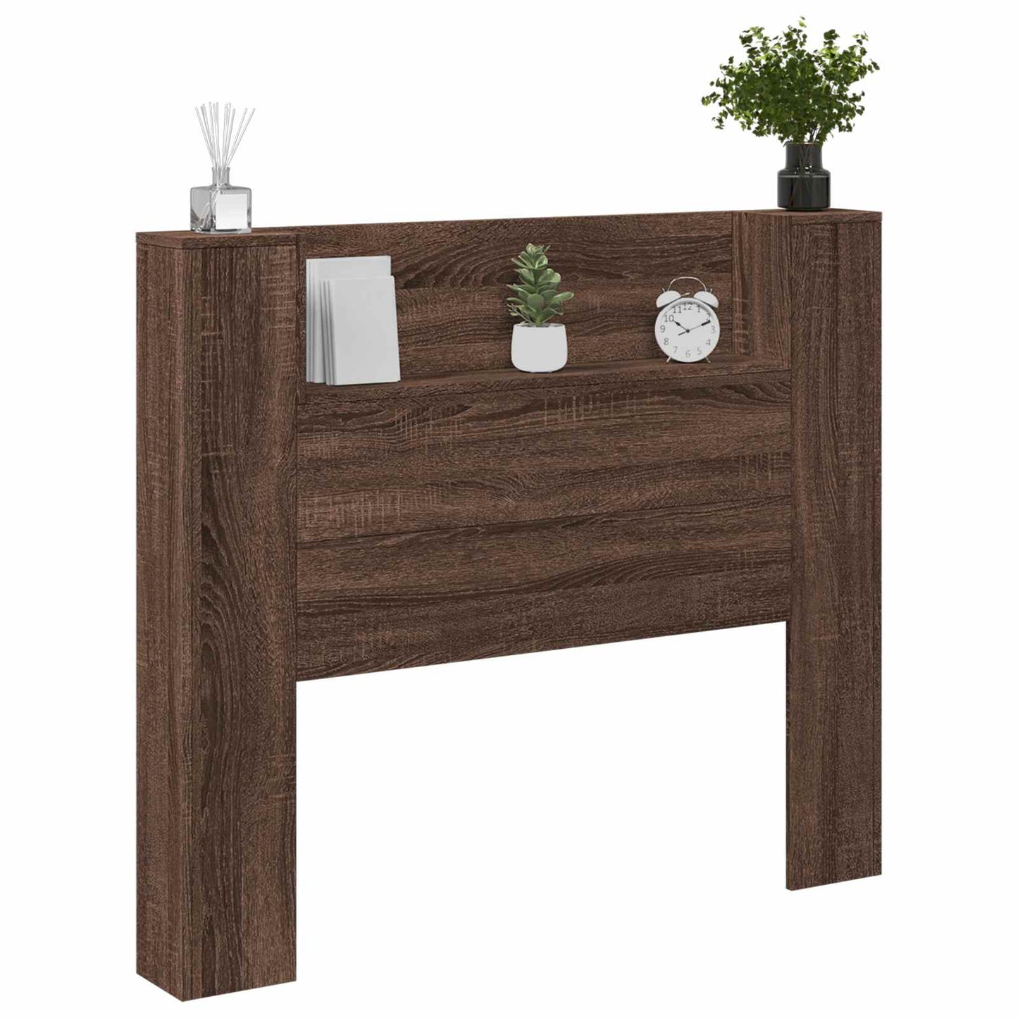 Testiera Rovere Marrone 120 x 16,5 x 103,5 cm Legno multistrato