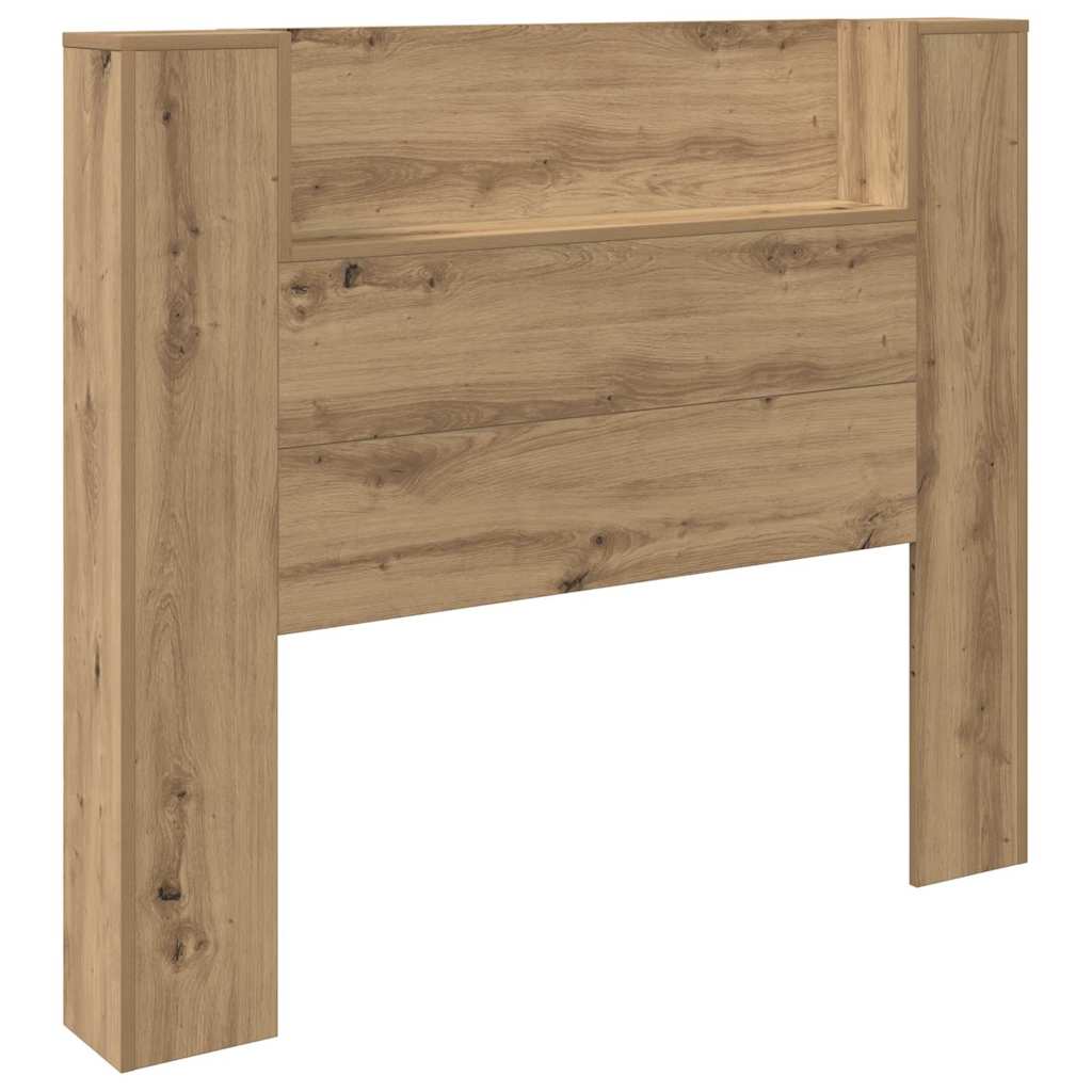 Testiera con lo scaffale Rovere artigianale 120 x 15 x 103,5 cm