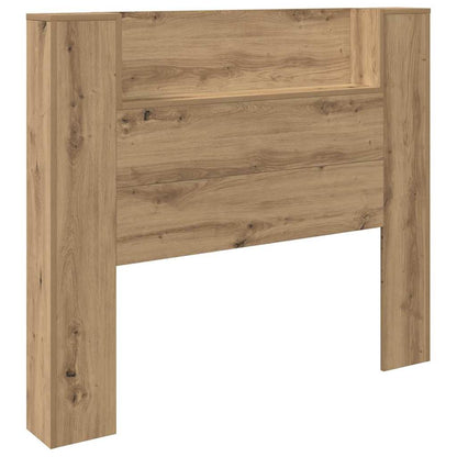 Testiera con lo scaffale Rovere artigianale 120 x 15 x 103,5 cm