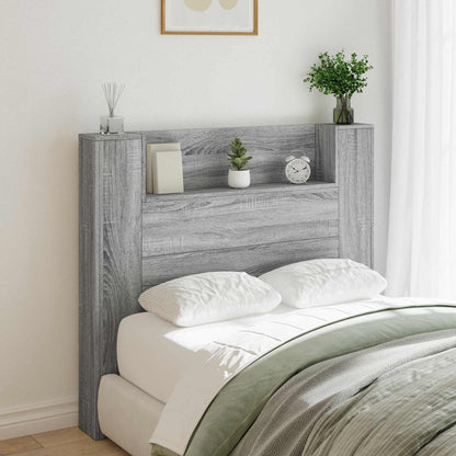 Testiera Grigio Sonoma 120 x 16,5 x 103,5 cm Legno multistrato