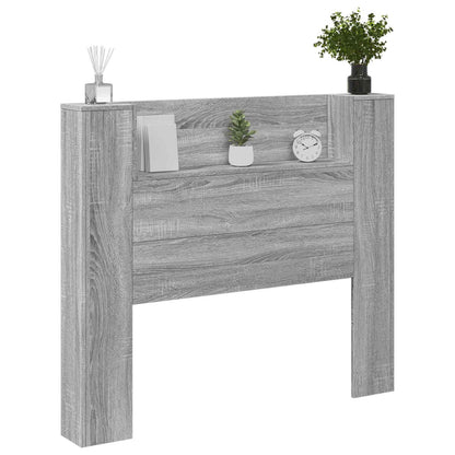 Testiera Grigio Sonoma 120 x 16,5 x 103,5 cm Legno multistrato