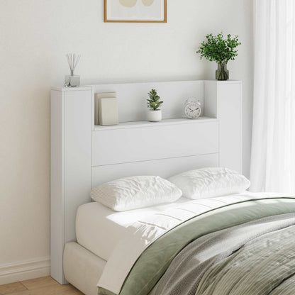 Testiera Bianco 120 x 16,5 x 103,5 cm Legno multistrato